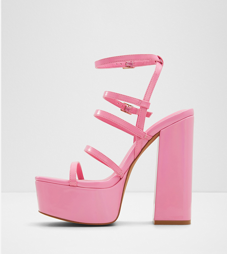 DARLING Strap Detail Platform Heels