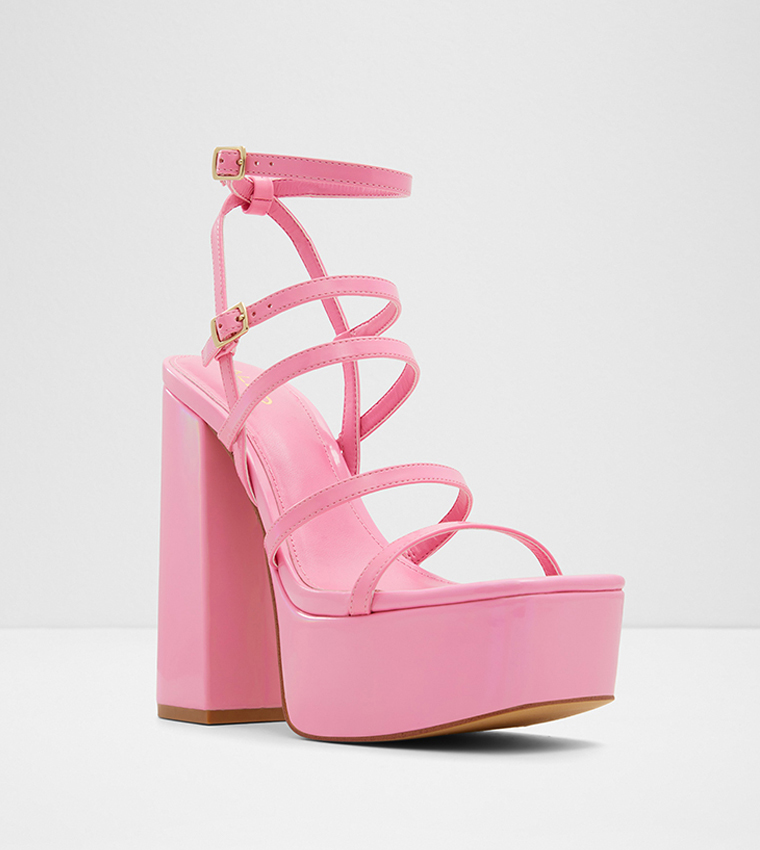 DARLING Strap Detail Platform Heels