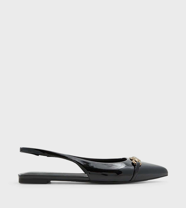 DARYA Metal Accent Slingback Flats