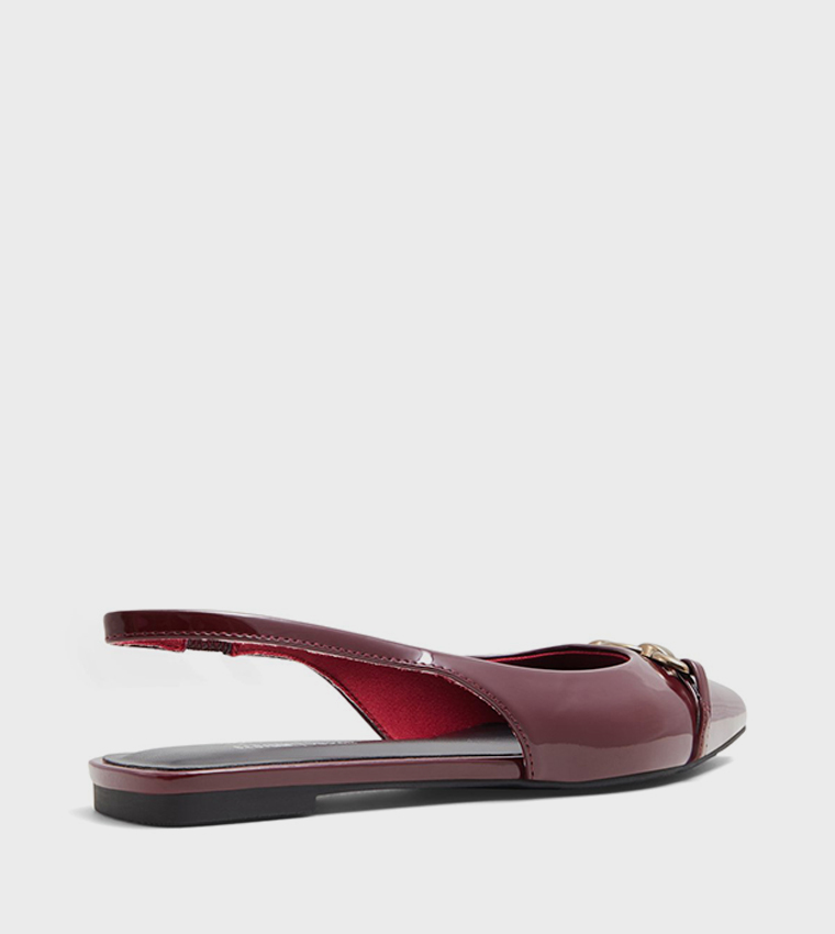 DARYA Metal Accent Slingback Flats