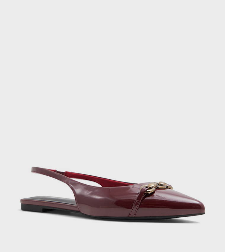 DARYA Metal Accent Slingback Flats