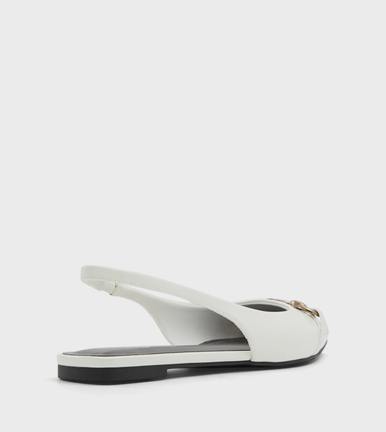 DARYA Metal Accent Slingback Flats