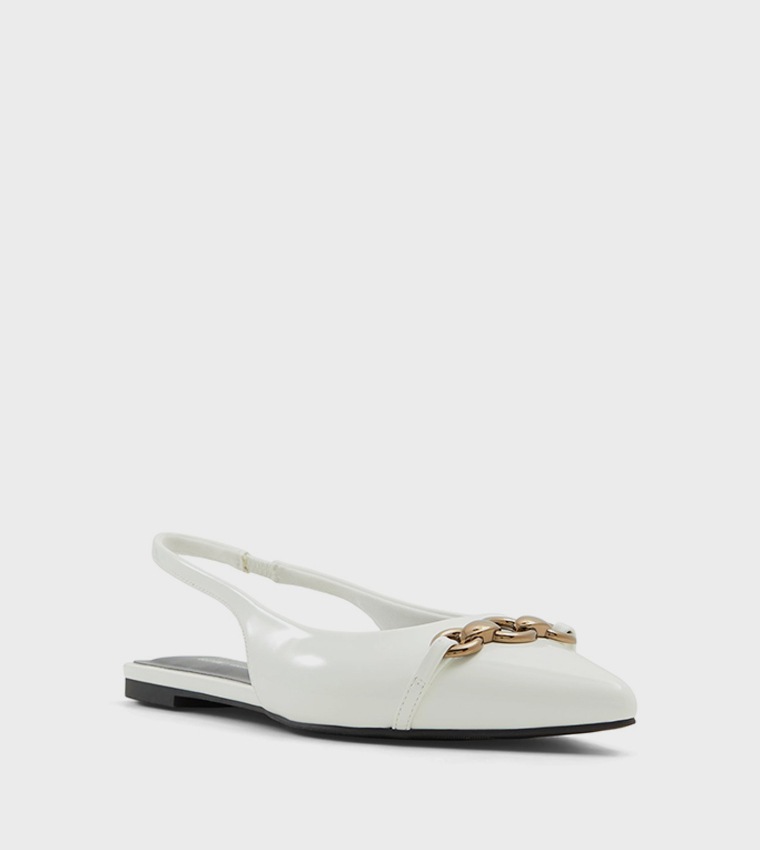 DARYA Metal Accent Slingback Flats