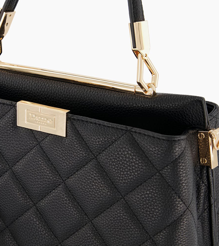 Buy Dune London DATES Quilted Handheld Satchel Bag With Detachable