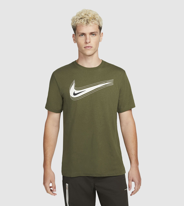 Buy Nike M Nsw Swoosh 12 Month Tee In Green 6thStreet Oman