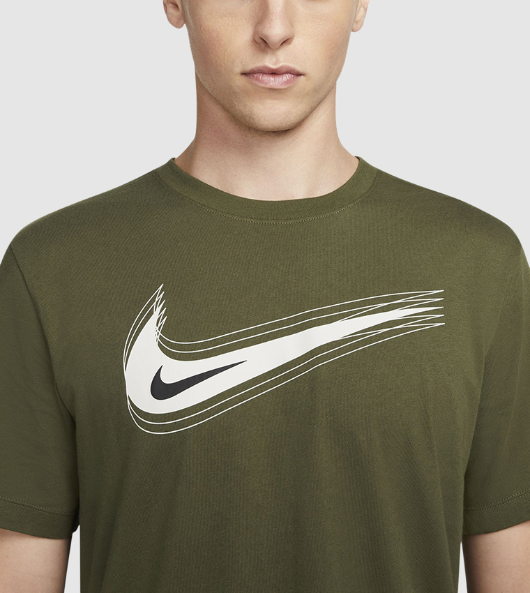 Buy Nike M Nsw Swoosh 12 Month Tee In Green 6thStreet Oman
