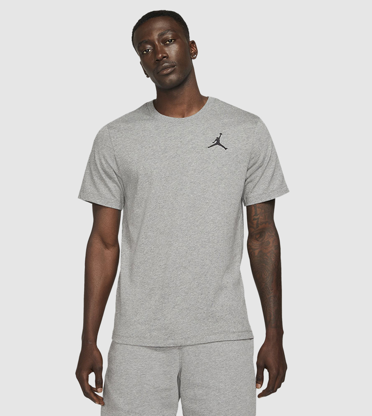 Buy Nike J Jumpman Emb Crew Neck T Shirt In Grey 6thStreet Bahrain