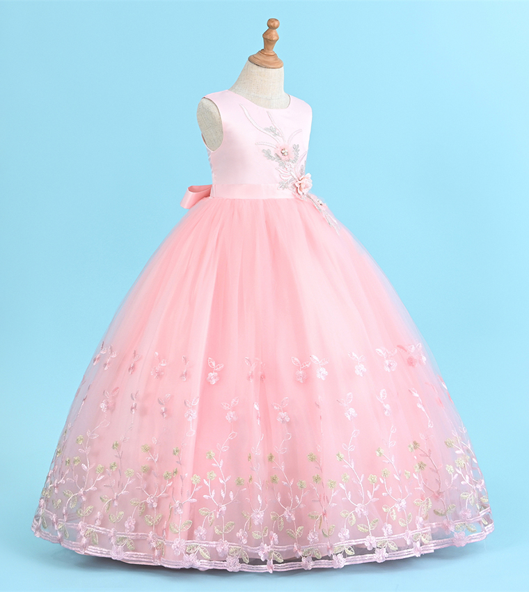 Embellished Tulle Party Dress