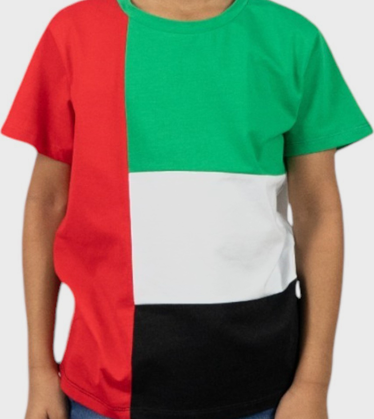 UAE Flag Printed Short Sleeves T-Shirt