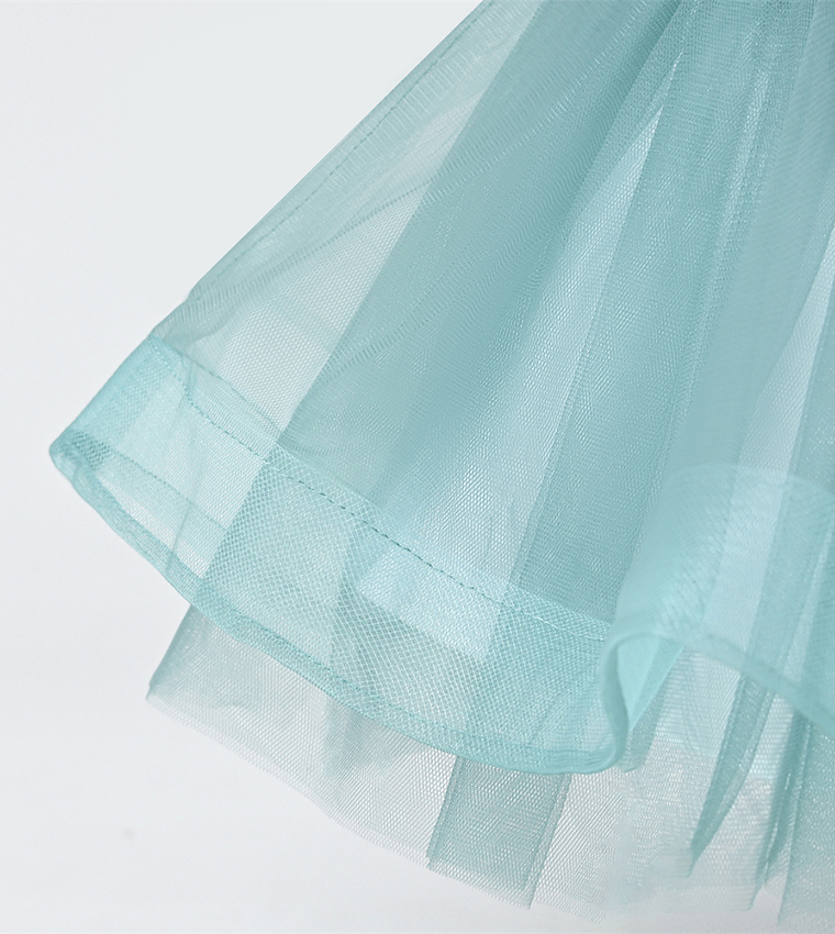 Fit and Flare Party Dress with Hair Band