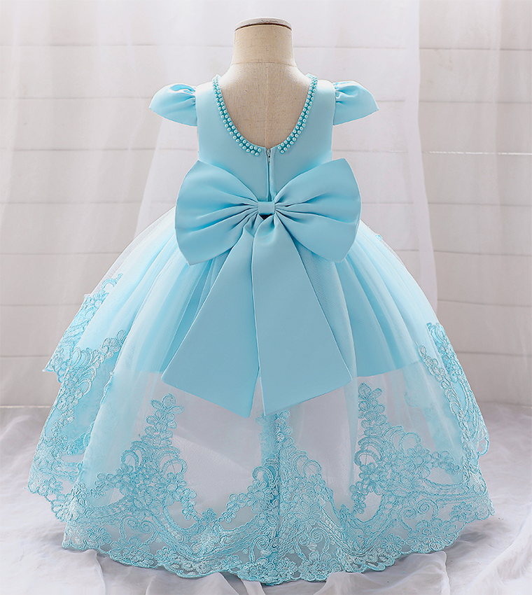 Embroidered Little Princess Party Dress