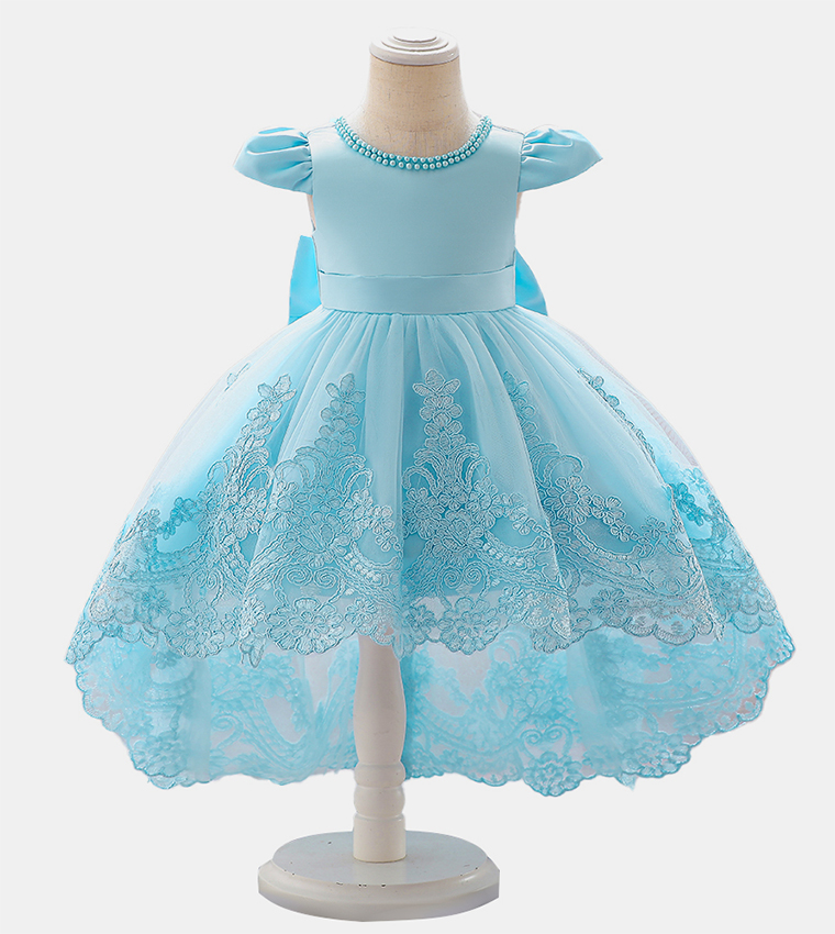 Embroidered Little Princess Party Dress