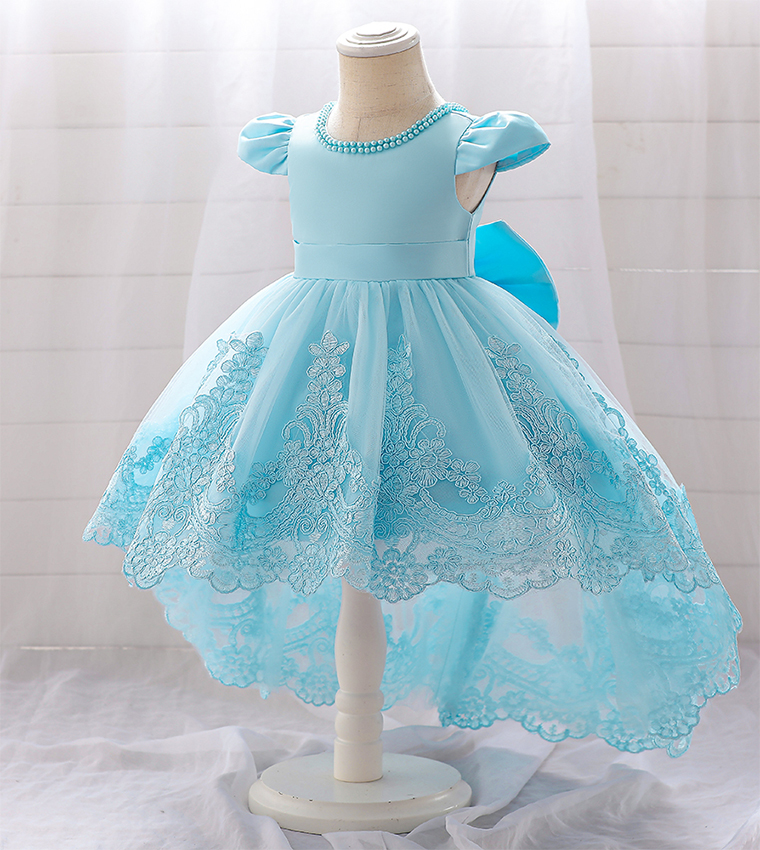Embroidered Little Princess Party Dress