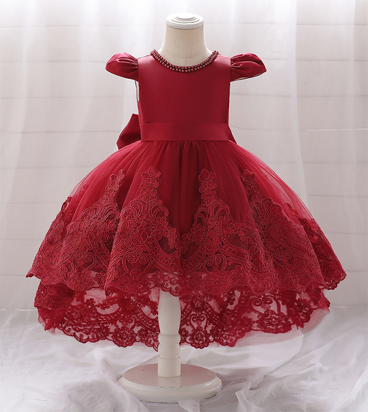 Embroidered Little Princess Party Dress