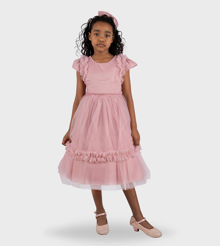 Dark pink party dress 2025
