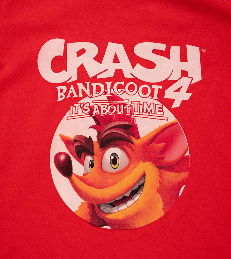 Hollywood Magic Crash Bandicoot Print T-Shirt