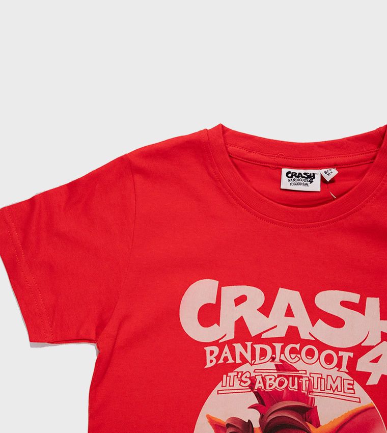 Hollywood Magic Crash Bandicoot Print T-Shirt