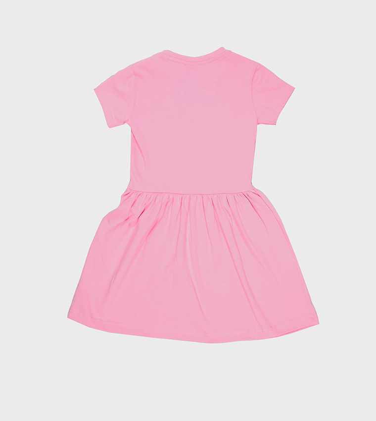 Hollywood Magic Minnie Mouse Print Short Sleeves Dress