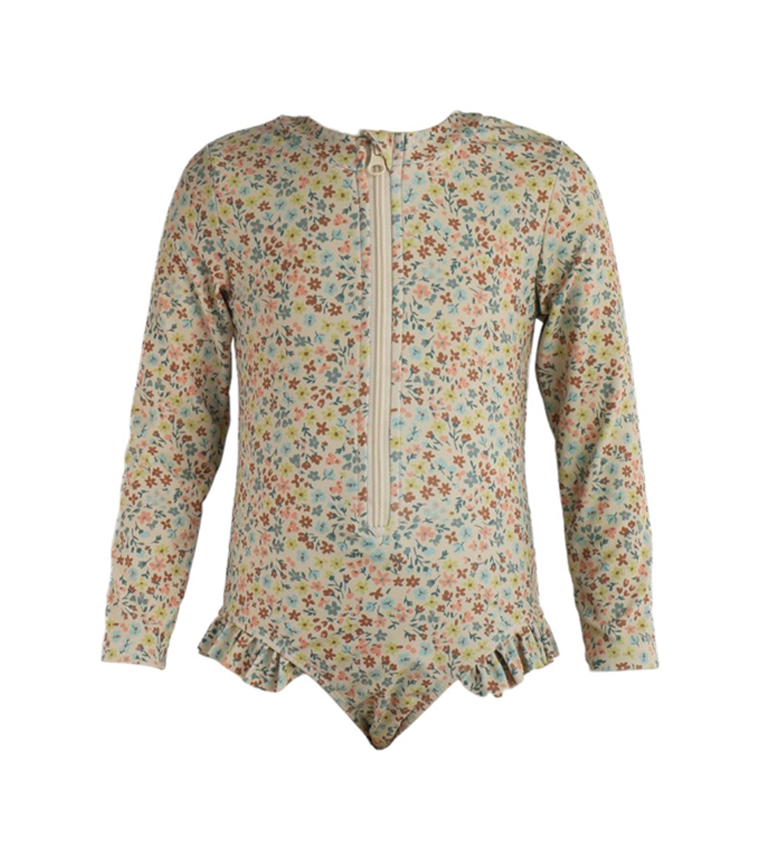 Autumn Blossom V-Cut Swimsuit