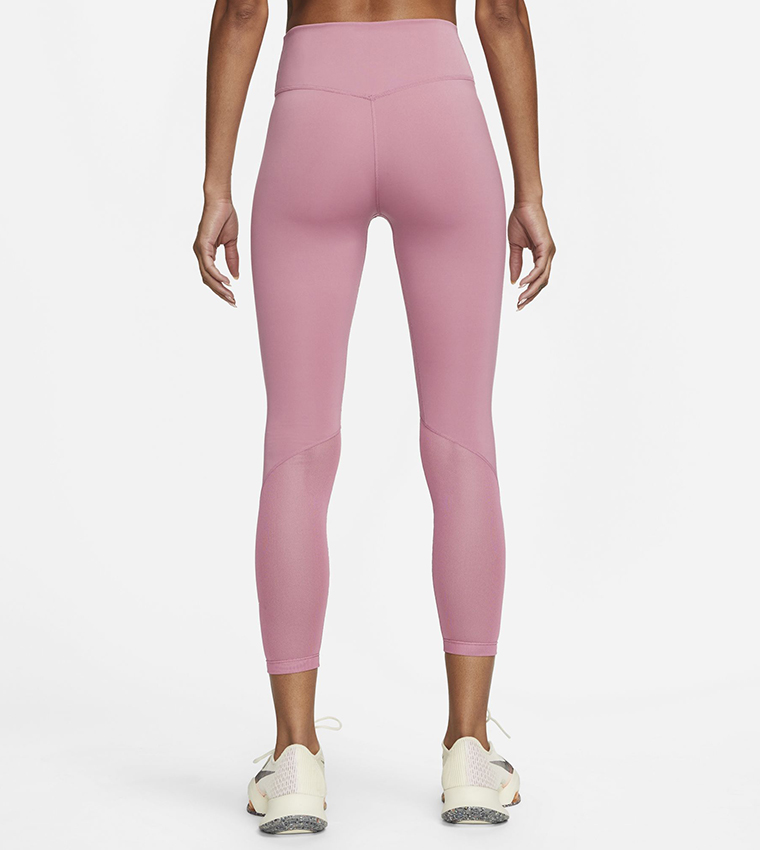 Buy Nike One Dri Fit Mid Rise 7/8 Tights In Pink