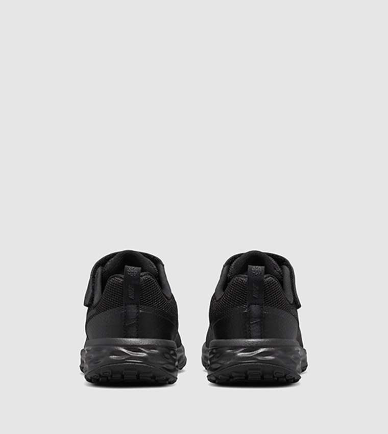 All black nike shoes with strap online