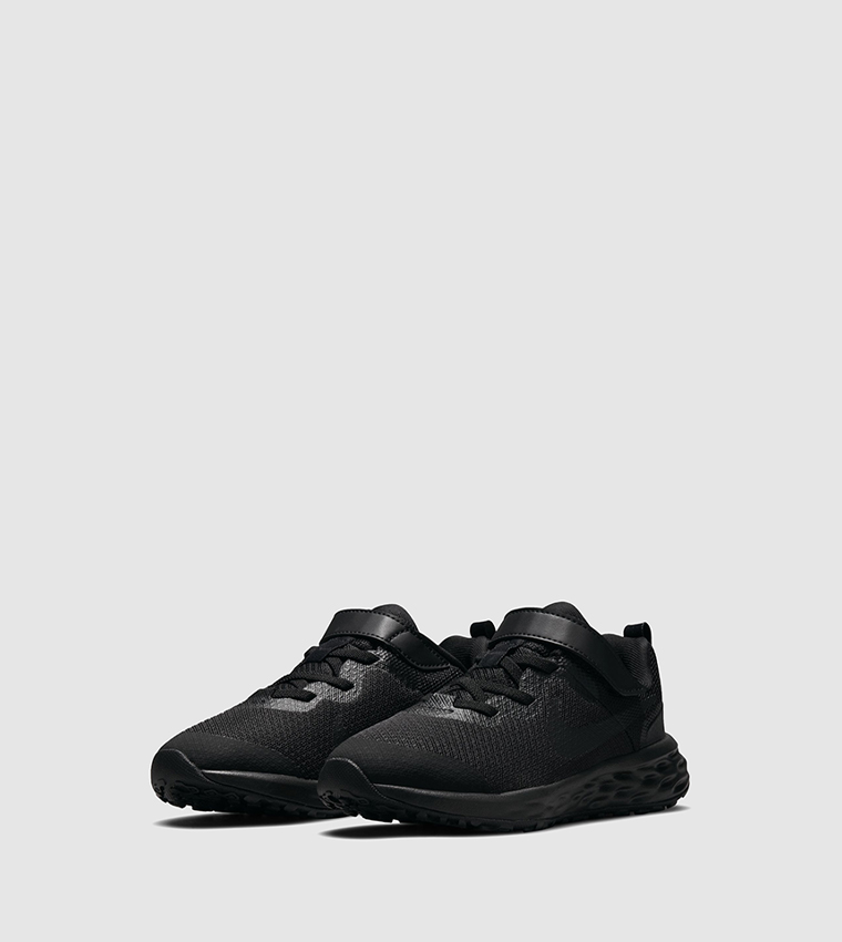 Buy Nike Revolution 6 Velcro Strap Running Shoes In Black 6thStreet UAE