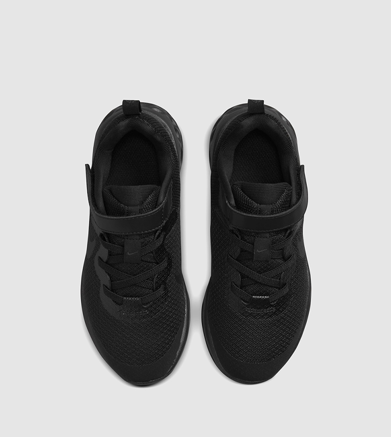 Buy Nike Revolution 6 Velcro Strap Running Shoes In Black