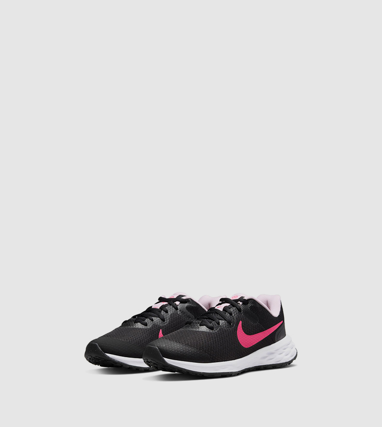 nike revolution 4 black pink