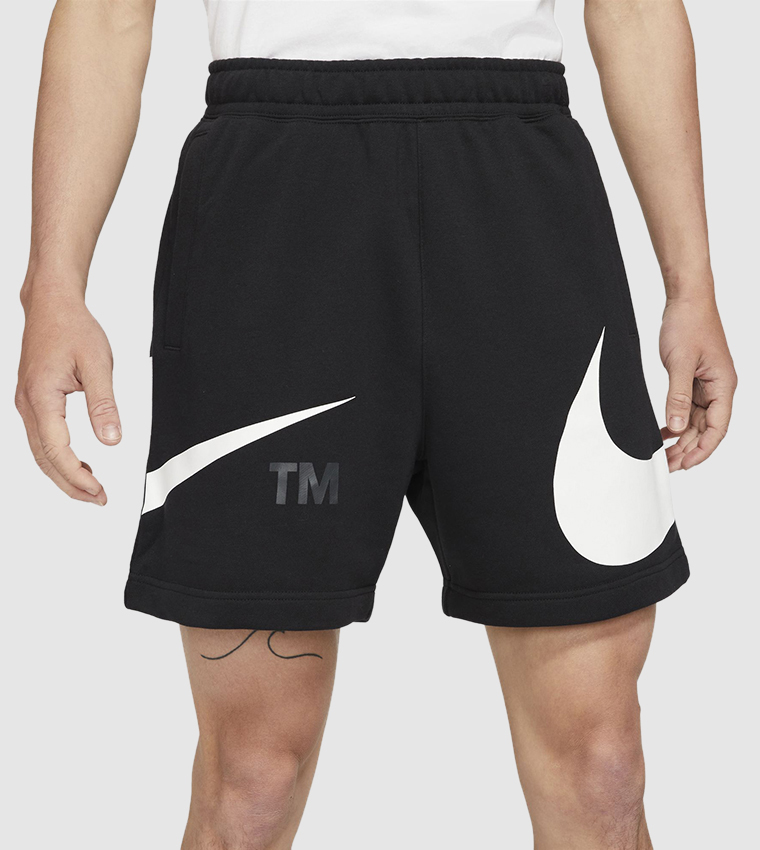 Nike M Nsw Swoosh Ft Shorts In Black 