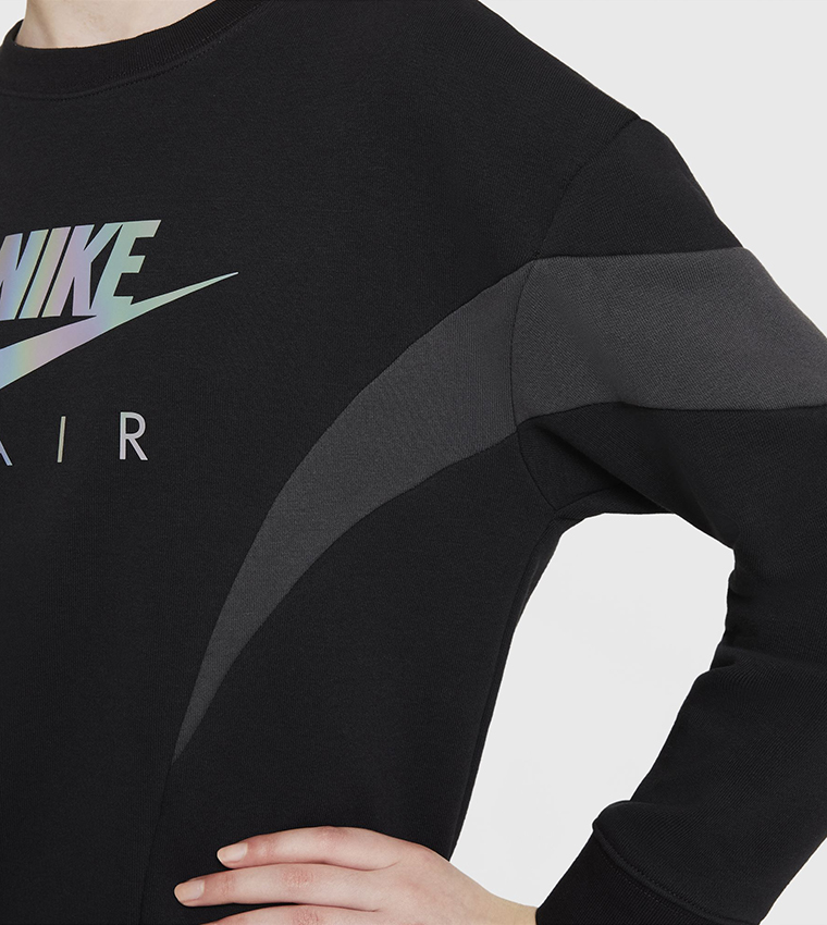 Buy Nike G Nsw Air Ft Bf Crew T Shirt In Black 6thStreet Oman