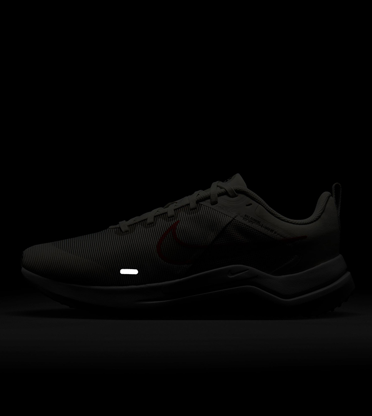 Buy Nike DOWNSHIFTER 12 Textured Lace Up Shoes In Cream 6thStreet