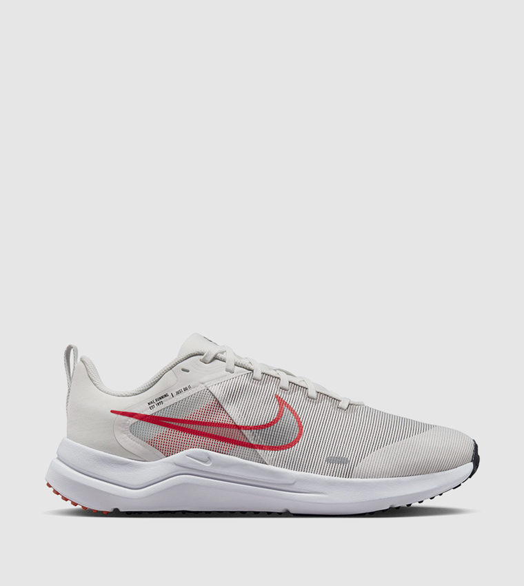 Buy Nike DOWNSHIFTER 12 Textured Lace Up Shoes In Cream 6thStreet