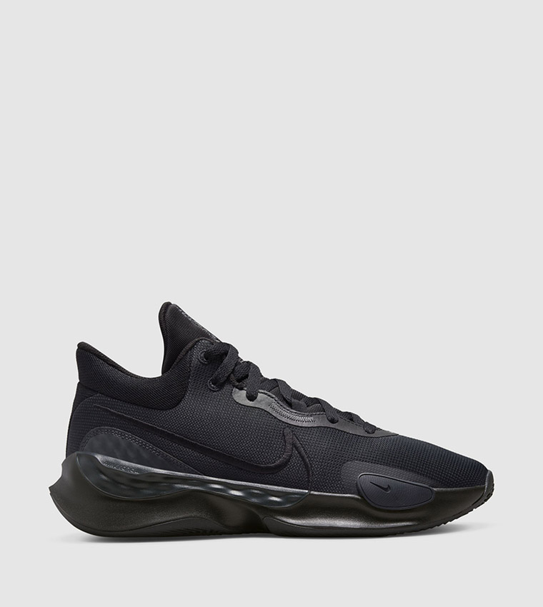 black basketball nike