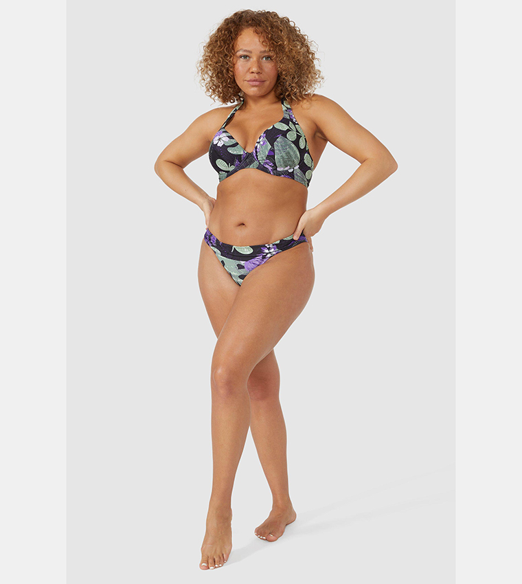 Buy Debenhams Junglistic Underwired Dd Bikini Top In Black
