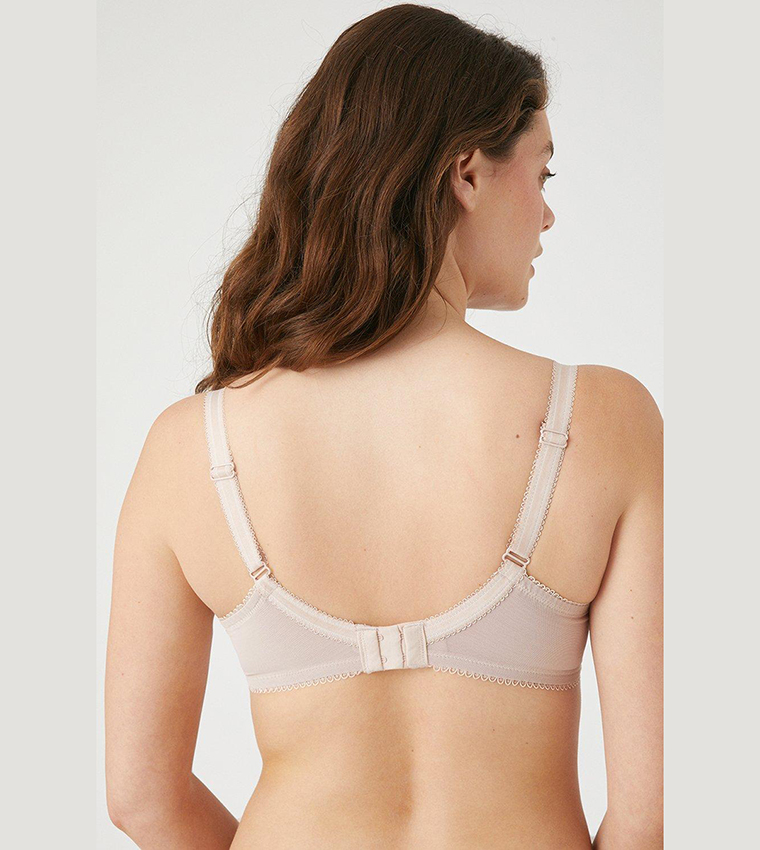 Buy Gorgeous Charlotte Lace Non Padded Bra In Beige