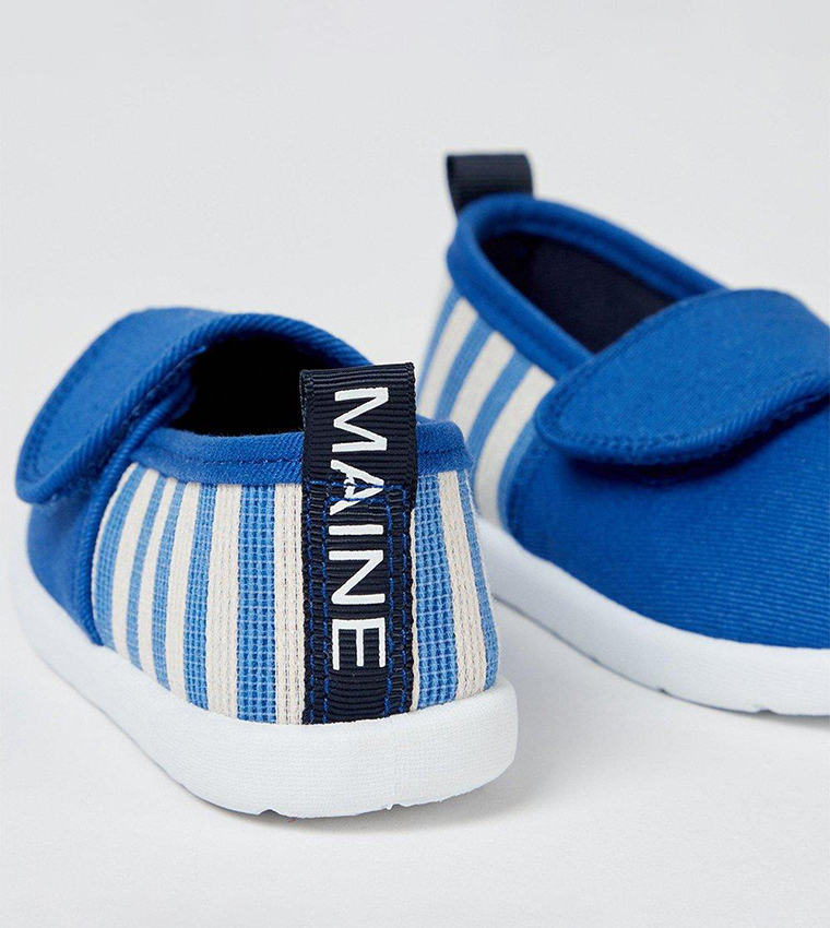 Buy Debenhams Canvas Velcro Closure Shoes In Blue 6thStreet Kuwait