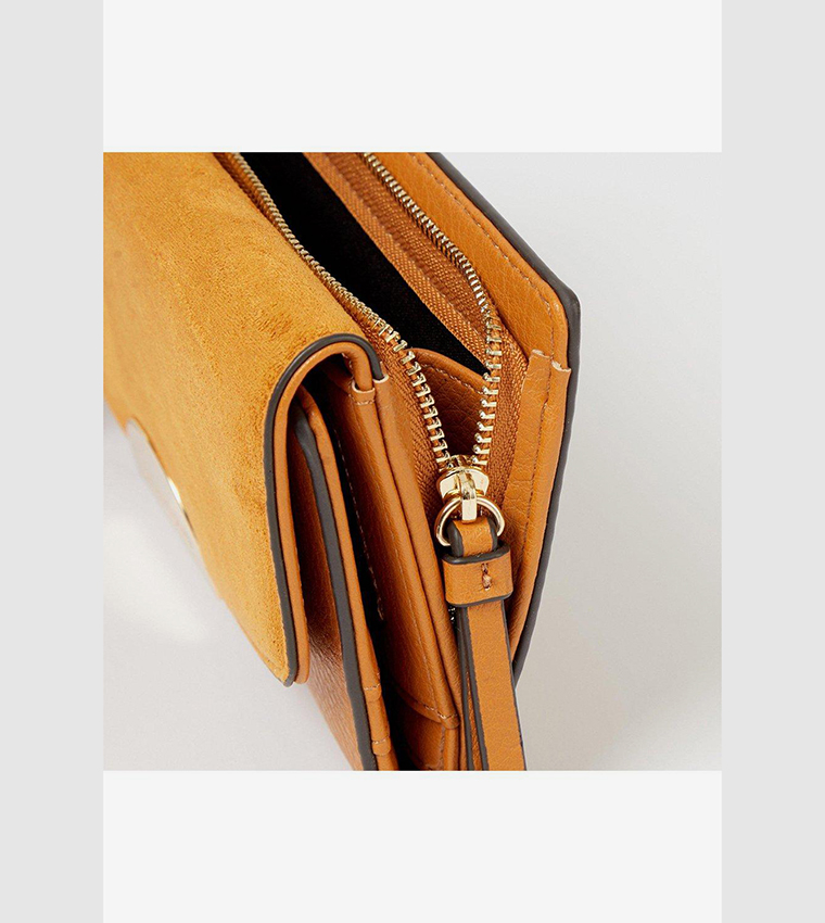 Buy Debenhams Francesca Large Foldover Wallet In Yellow 6thStreet Bahrain
