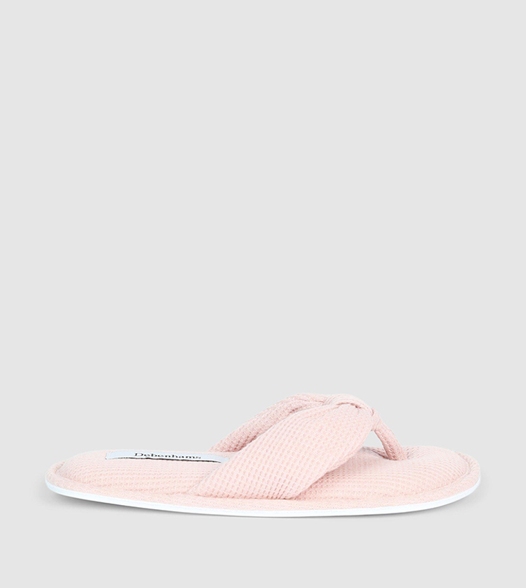 Buy Debenhams Toe Post Sleep Slipper In Pink 6thStreet Bahrain