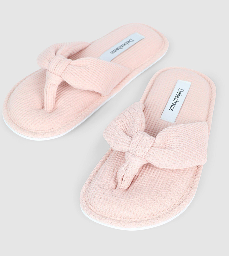 Buy Debenhams Toe Post Sleep Slipper In Pink 6thStreet Bahrain