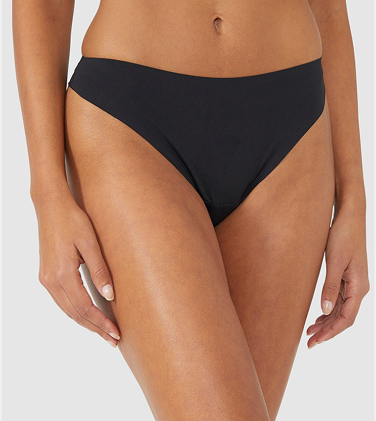 Buy Debenhams Invisible Thong Brief In Black 6thStreet Bahrain