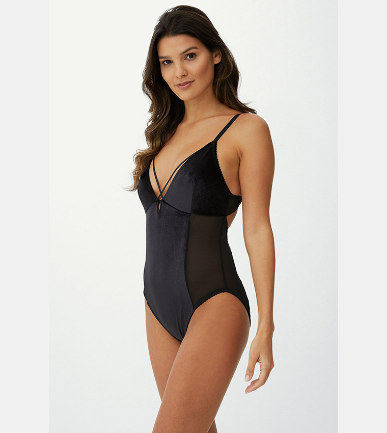Debenhams black swimsuit discount