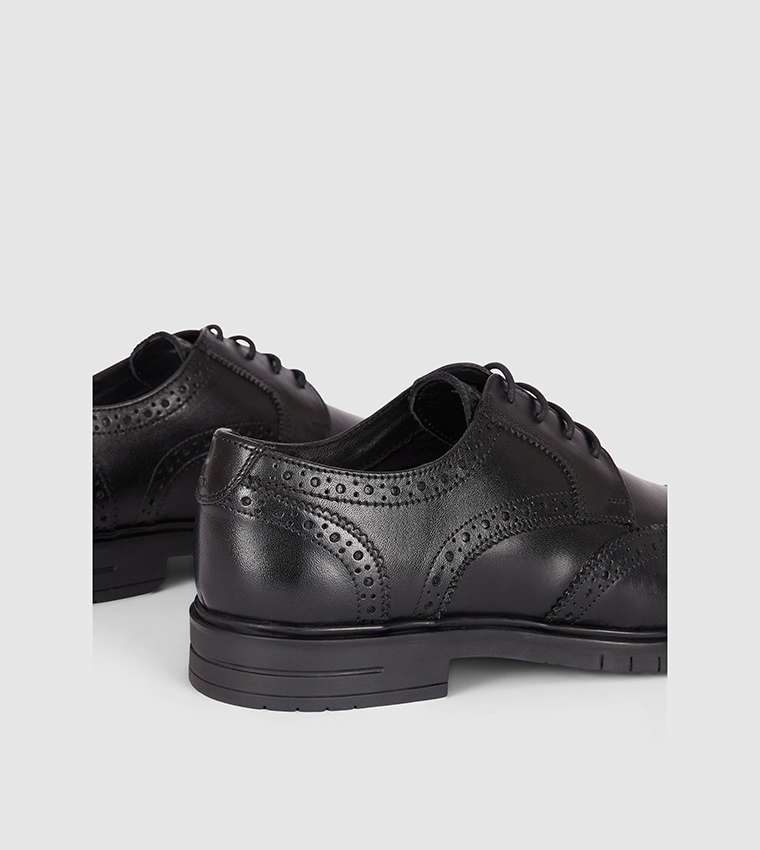 Buy Debenhams Airsoft Wide Fit Comfort Flex Sole Leather Derby Shoes In