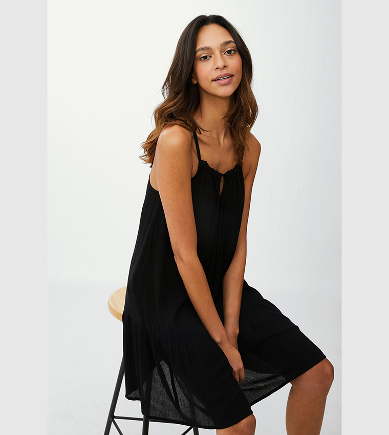 Buy Debenhams Mini Swing Dress In Black 6thStreet Bahrain