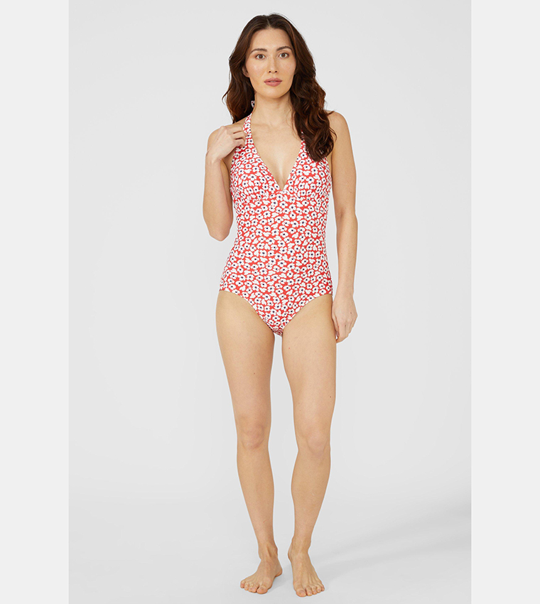 Debenhams halter neck swimsuit discount