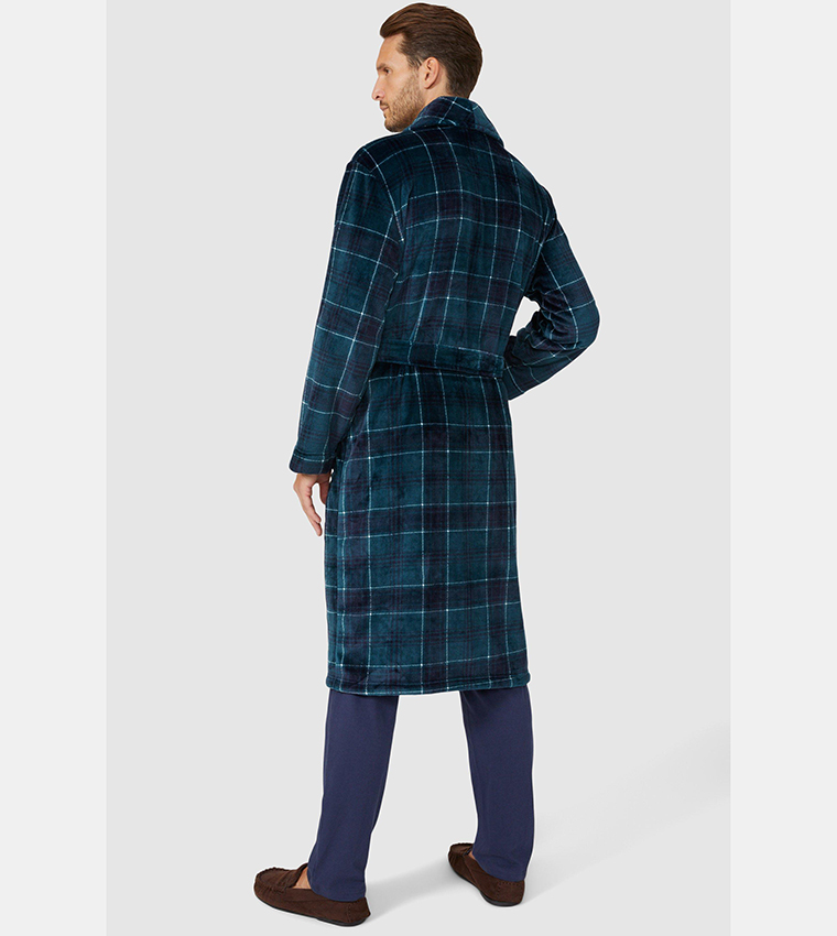 Debenhams check coat sale