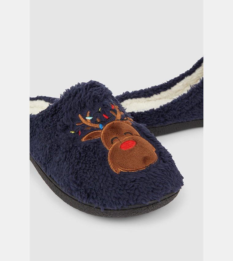 Debenhams reindeer slippers hotsell