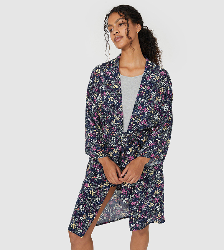 Debenhams kimono on sale dressing gown