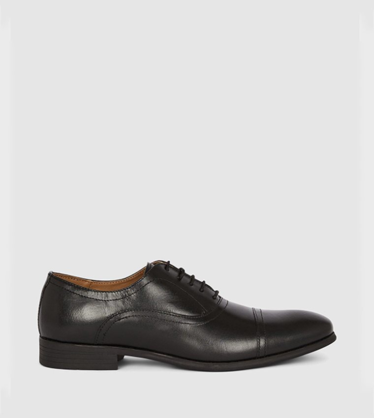 Buy Debenhams Red Tape Stowe Toe Cap Leather Oxford Shoes In Black