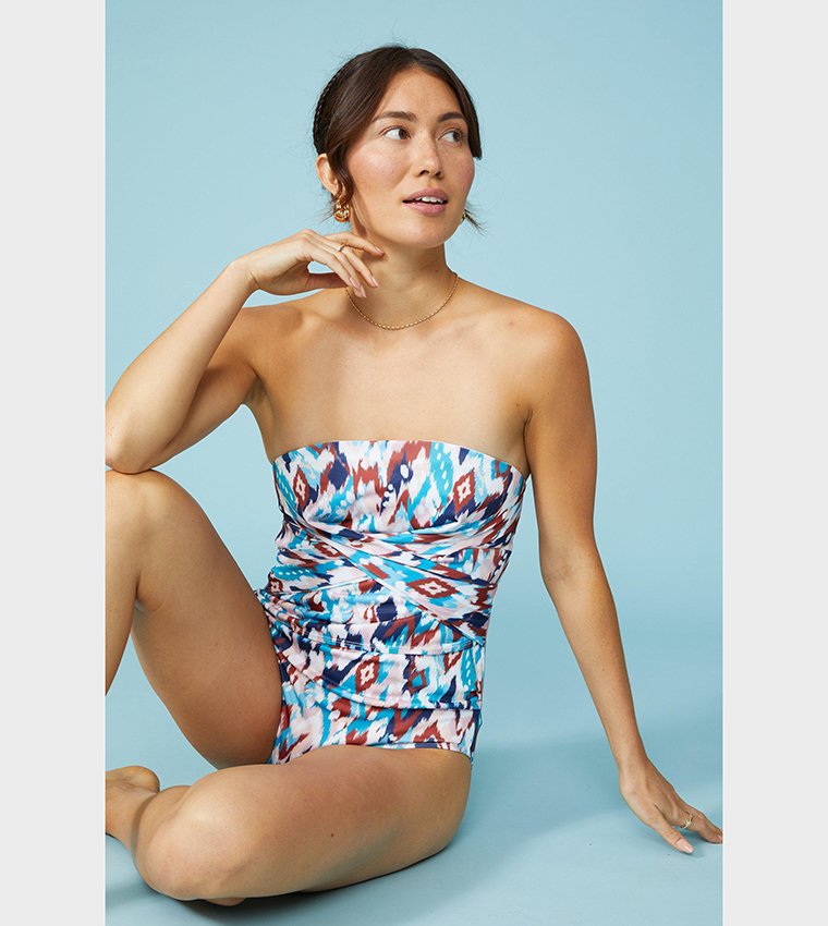 Bandeau swimsuit debenhams discount