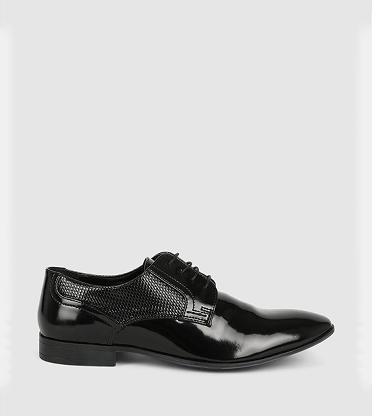 Buy Debenhams Dustin Patent Party Derby Shoes In Black 6thStreet Qatar